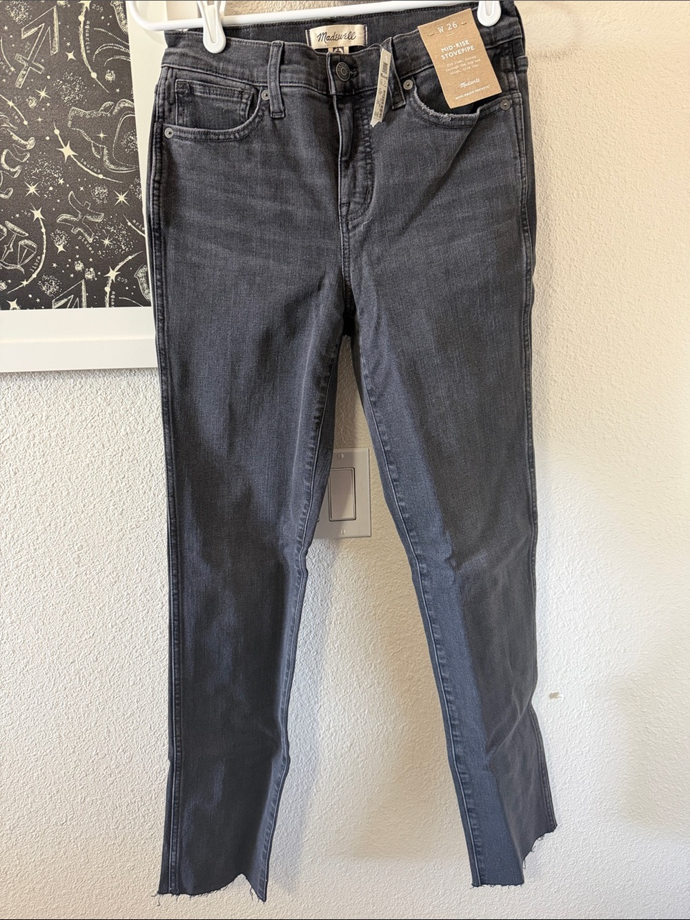 Madewell Mid Rise Stovepipe Jeans Size 26